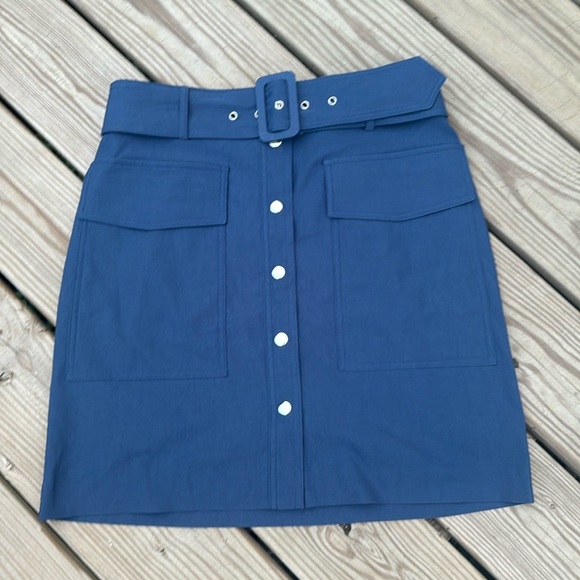 Nine West Dresses & Skirts - 🍍NINE WEST A-LINE BUTTON UP SKIRT🍍sz med🍍16” waist🍍20” length